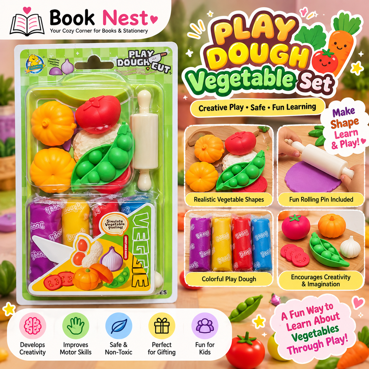 Vegetable Stationary Box