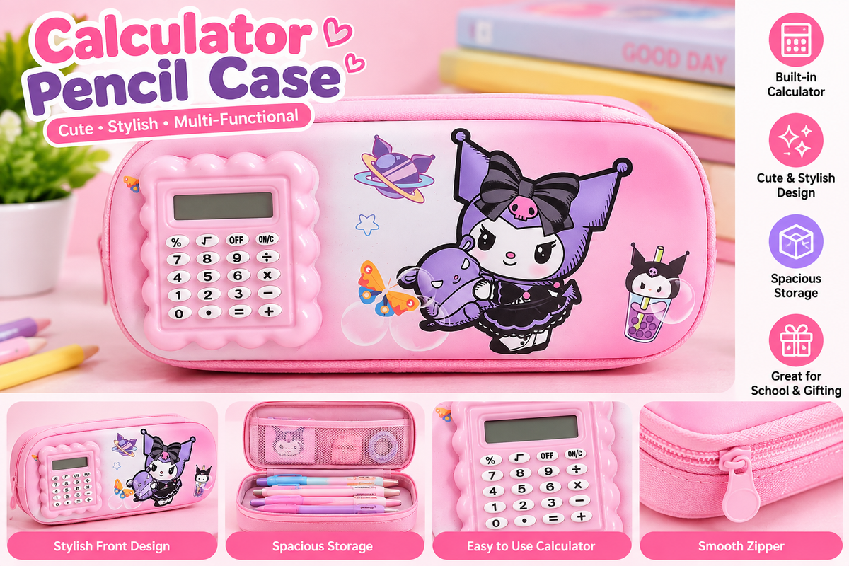 Calculator Pencil case