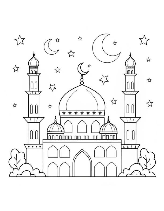 Islamic Coloring Book