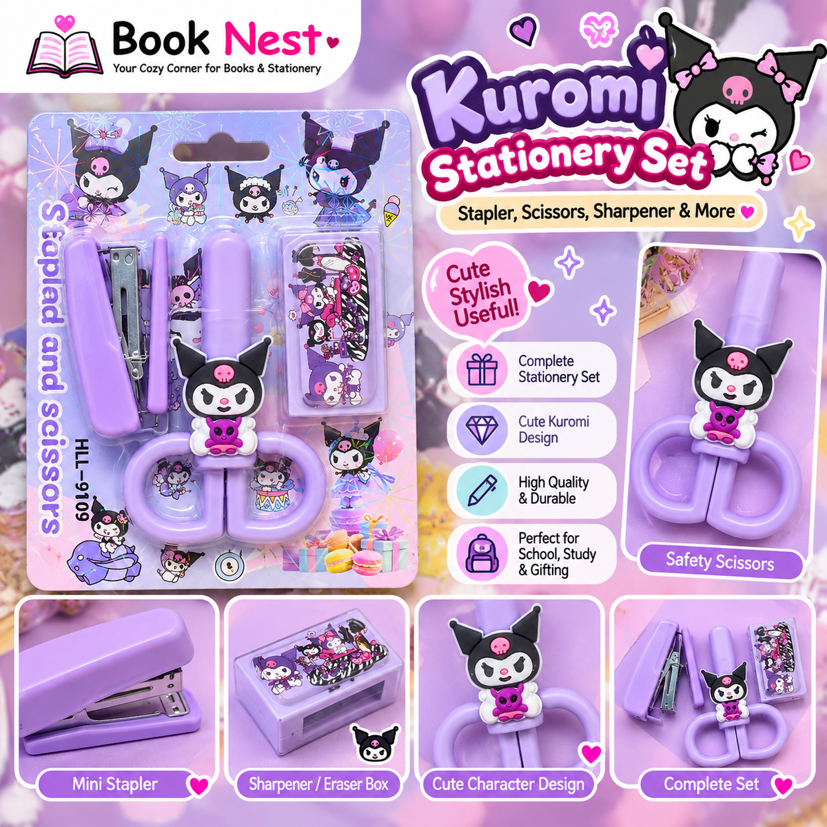 Kuromi Stationary Set