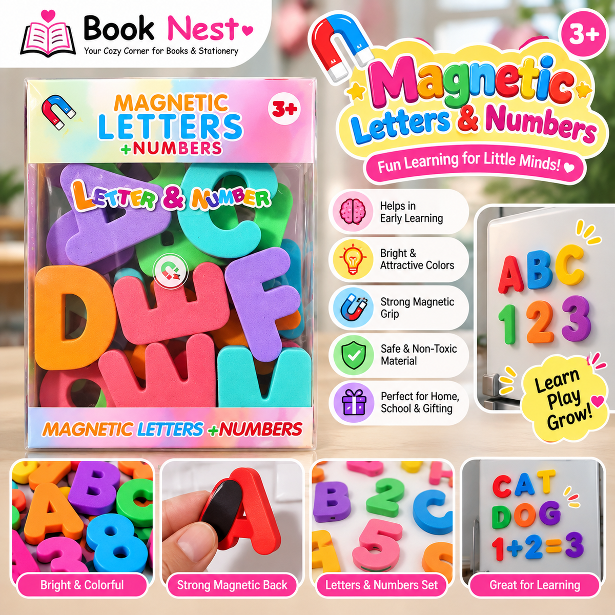 Magnetic Alphabet Letters Set